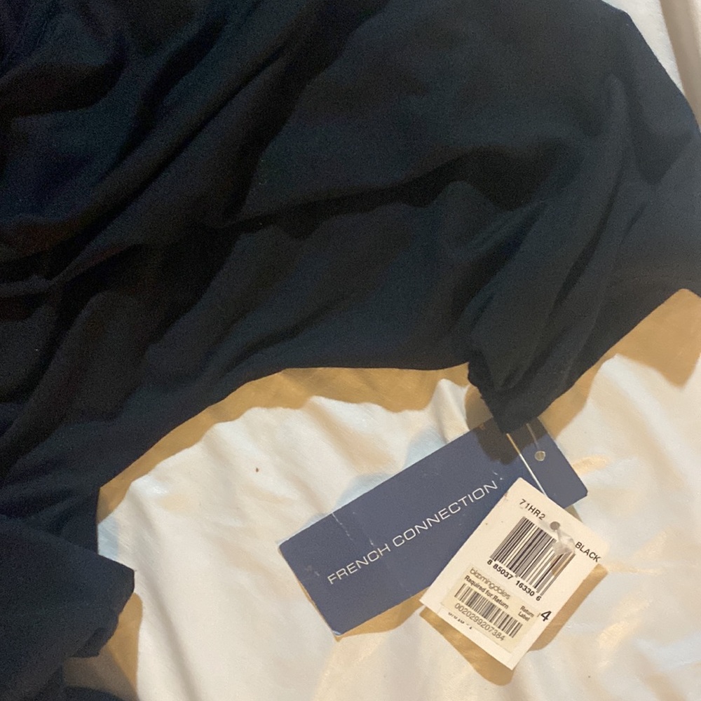 NWT French Connection SEXY 🔥 Off-Shoulder Asymmetrical Dress S/M $275 - Picture 14 of 14